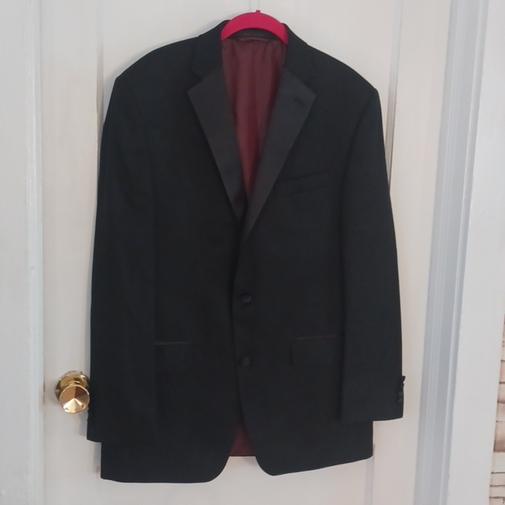 Madison Tuxedo jacket men's size 40 regular black formal jacket